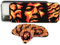 Dunlop JHPT14H Jimi Hendrix Pick Tin - Voodoo Fire Dunlop JHPT14H Jimi Hendrix Pick Tin - Voodoo Fire